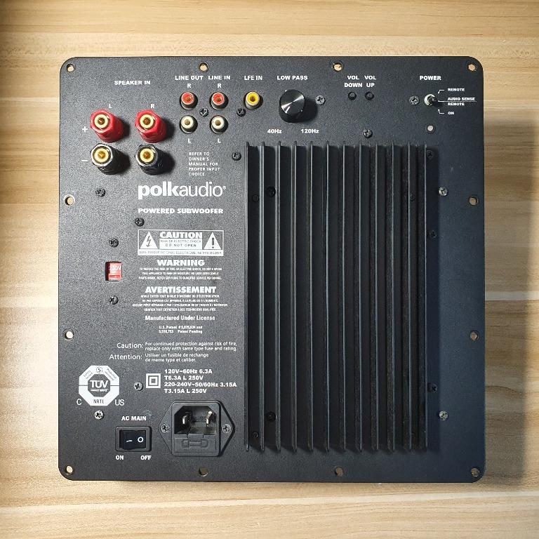 Polk audio subwoofer replacement amplifier cheap
