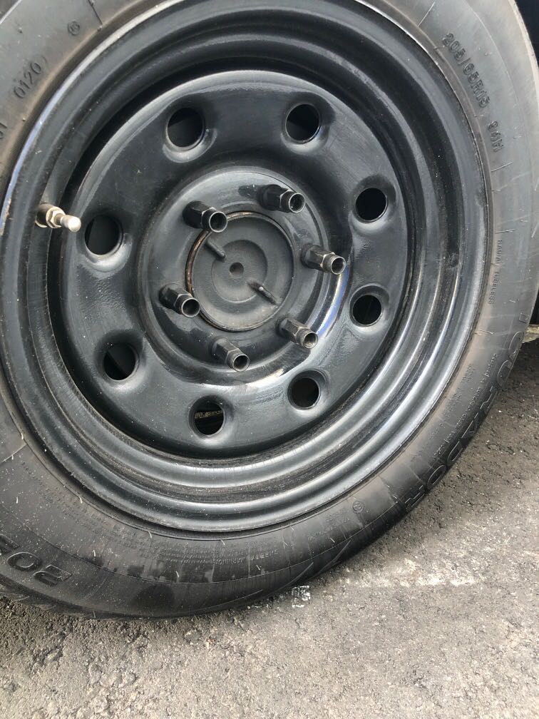 Hiace rims, Car Accessories, Tyres & Rims on Carousell