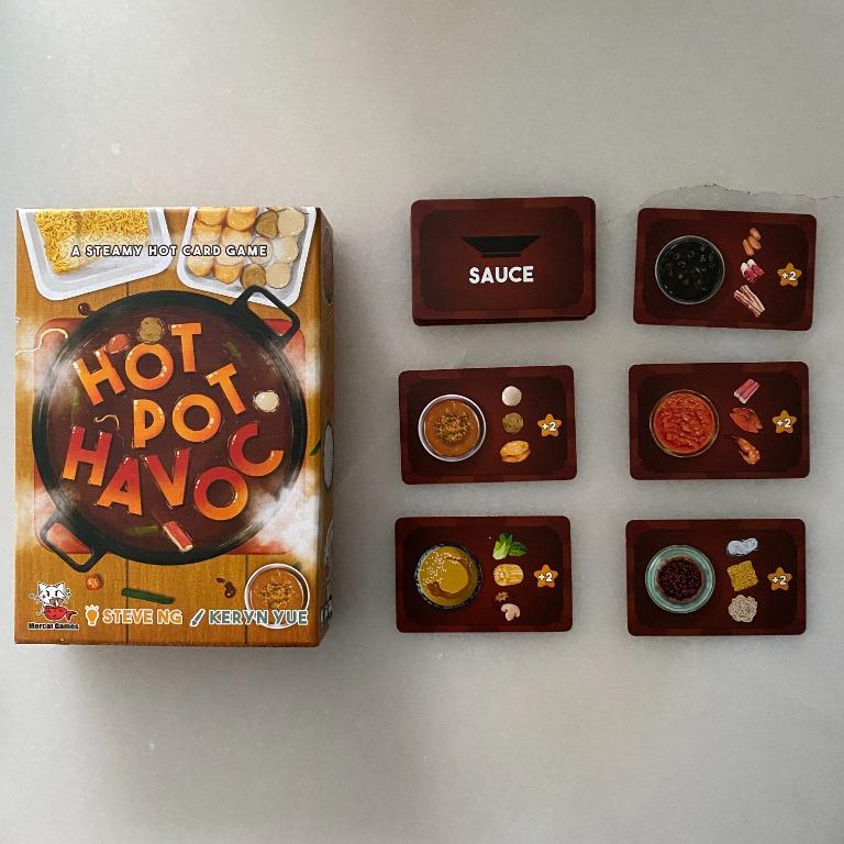 Hotpot Havoc A steamy hot card game, Hobbies & Toys, Toys & Games on
