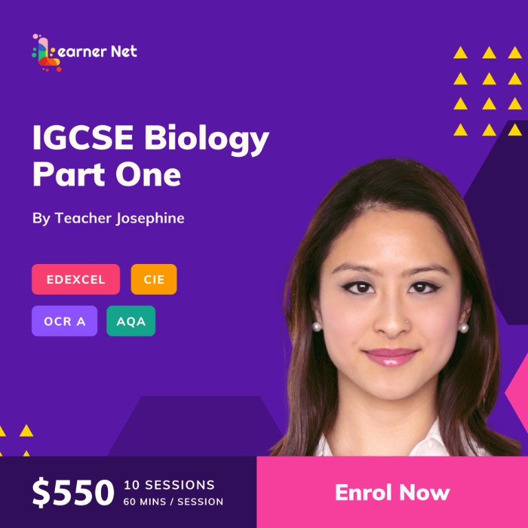 Igcse Biology Edexcel Cie Ocr A Aqa Part 1 Learning Enrichment Enrichment Tuition On Carousell