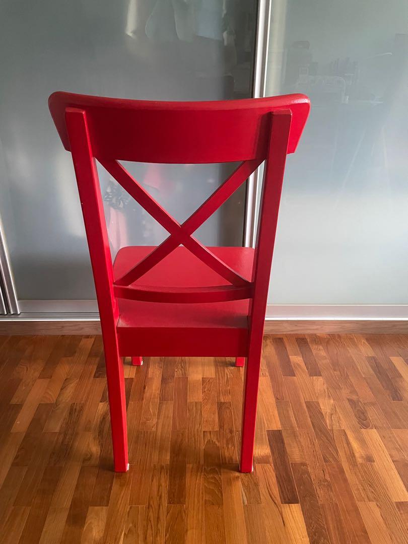 IKEA INGOLF Dining Chair, Furniture & Home Living, Furniture, Chairs on