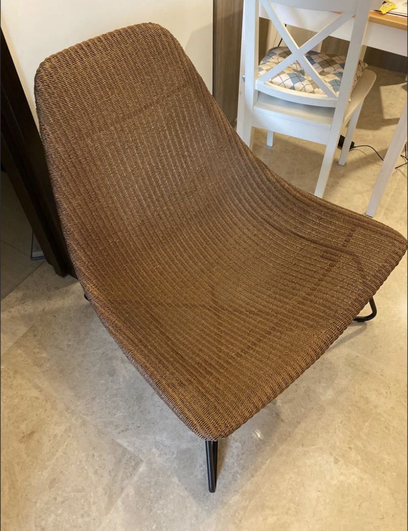 Ikea wicker hot sale lounger