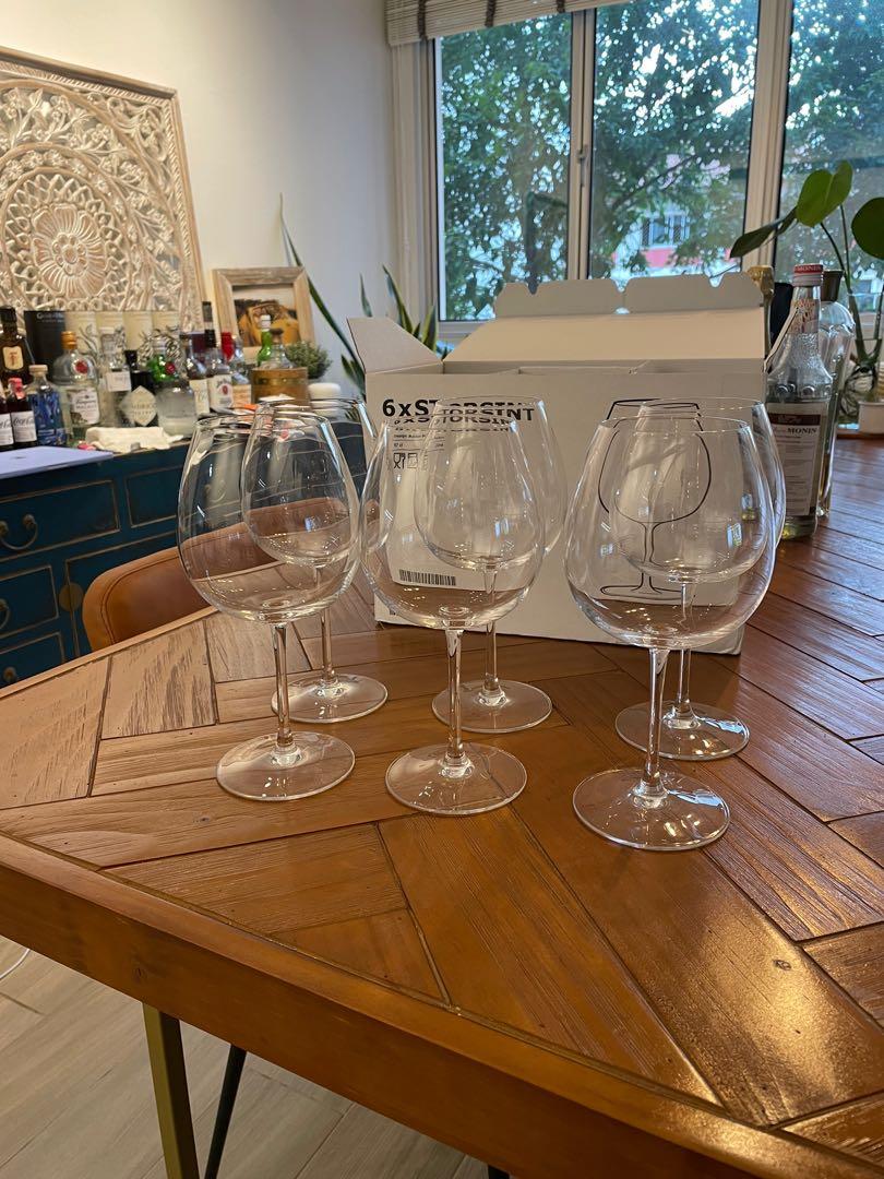 STORSINT Wine glass, clear glass - IKEA