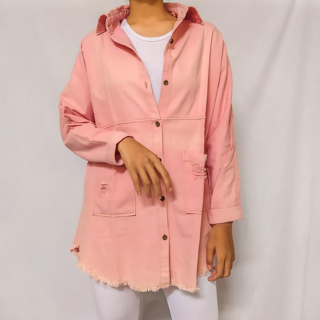 jacket jeans pink