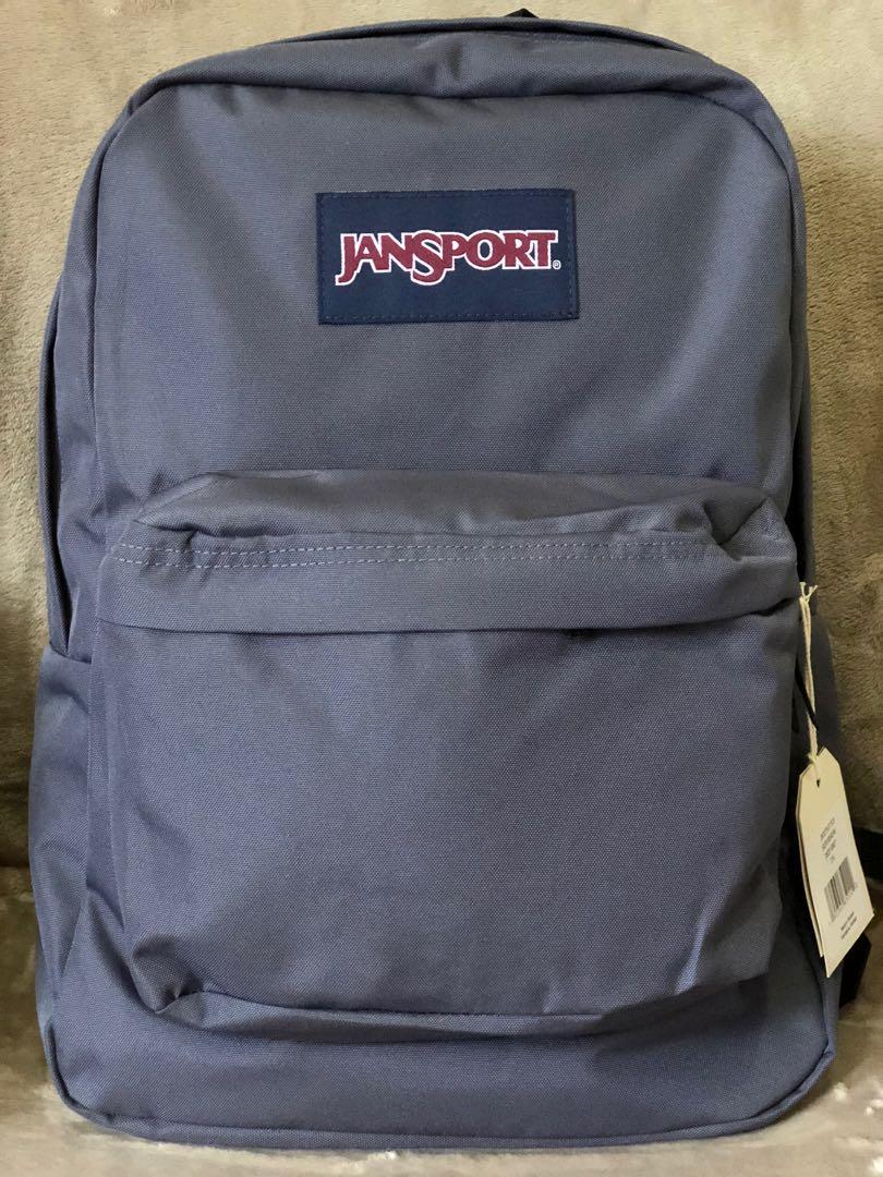 gray jansport backpack