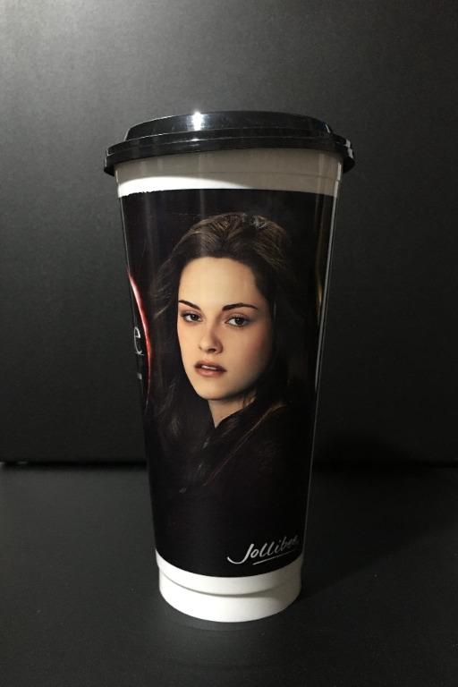 Jollibee Twilight Eclipse Tumbler (Category: Water Bottles & Tumblers) located in Antipolo. Submitted by dwantfulthings (Listing ID 1103322612, Image 3). Description: Unused and bought as collection. Made in Thailand. 1 tumbler. Images show Bella and Jacob and the movie title. Condition: Very good. Shipping via Lalamove at buyer's expense. Buyers are encourage to book on their own. Payment through GCash ONLY No LBC COP or COD No GogoExpress. .