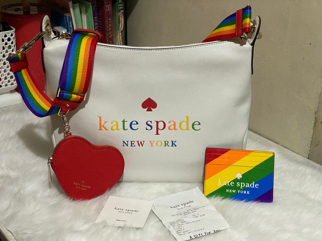 Kate Spade Rosie Pride Rainbow, Women's Fashion, Bags & Wallets, Cross-body  Bags on Carousell