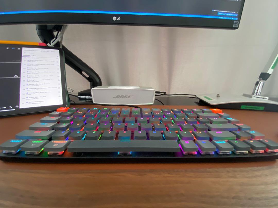 Keychron K3 Low profile wireless Bluetooth mechanical keyboard+ puch+ ...