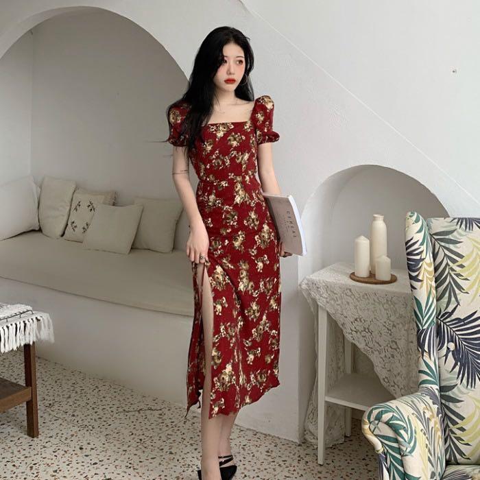 Korean summer dress hotsell