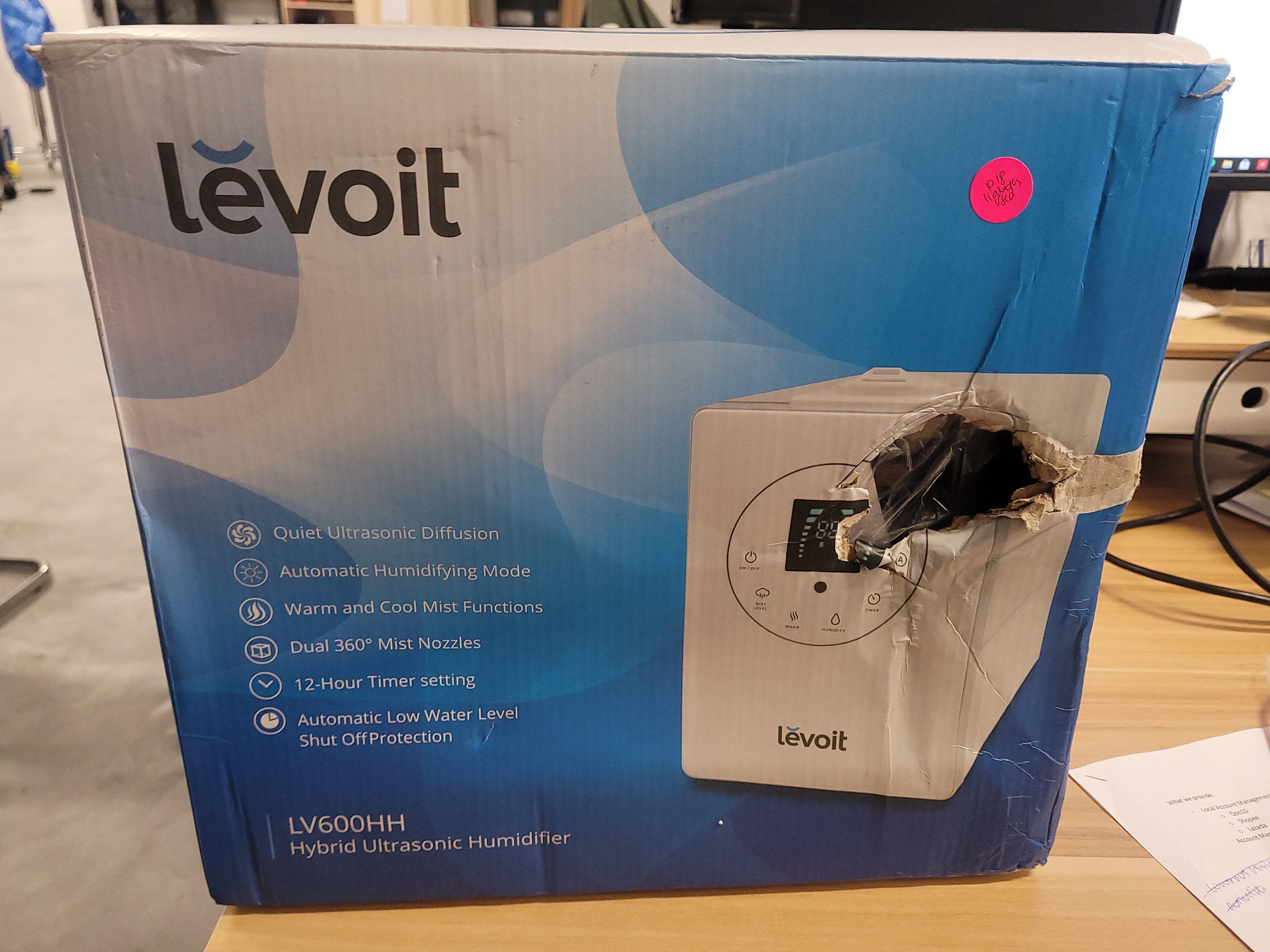Levoit Humidifier for Home Bedroom 6L, Warm & Cool Mist Essential Oil