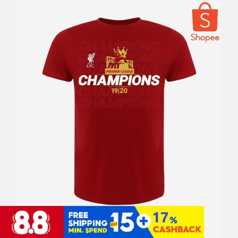 Liverpool fc premier league champions t shirt shop