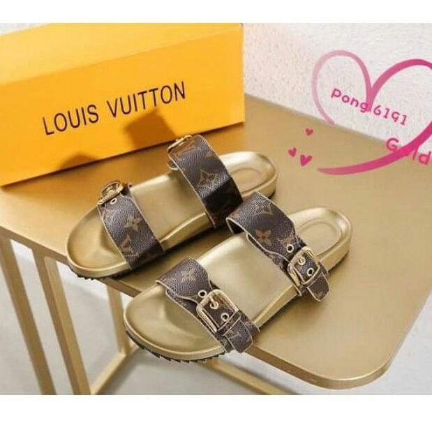 LOUIS VUITTON LOCK IT MULE, Women's Fashion, Footwear, Flipflops and Slides  on Carousell