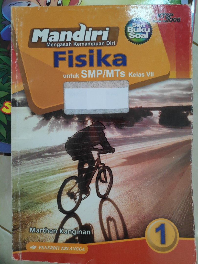 Mandiri Fisika SMA 1 kelas VII Erlangga, Buku & Alat Tulis