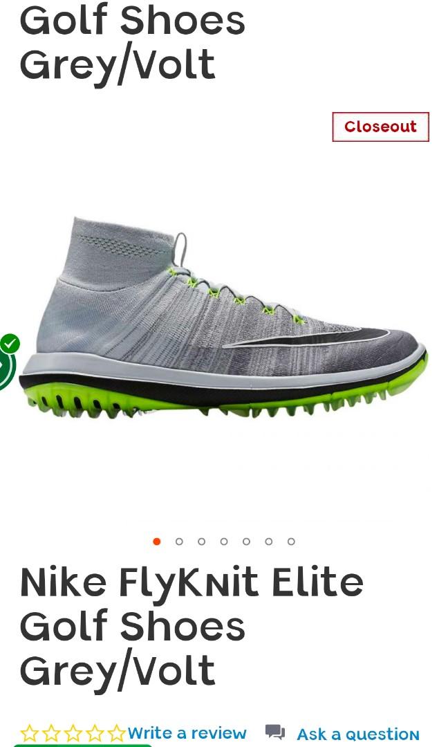 Nike Flyknit Elite Golf Men s Fashion Activewear on Carousell