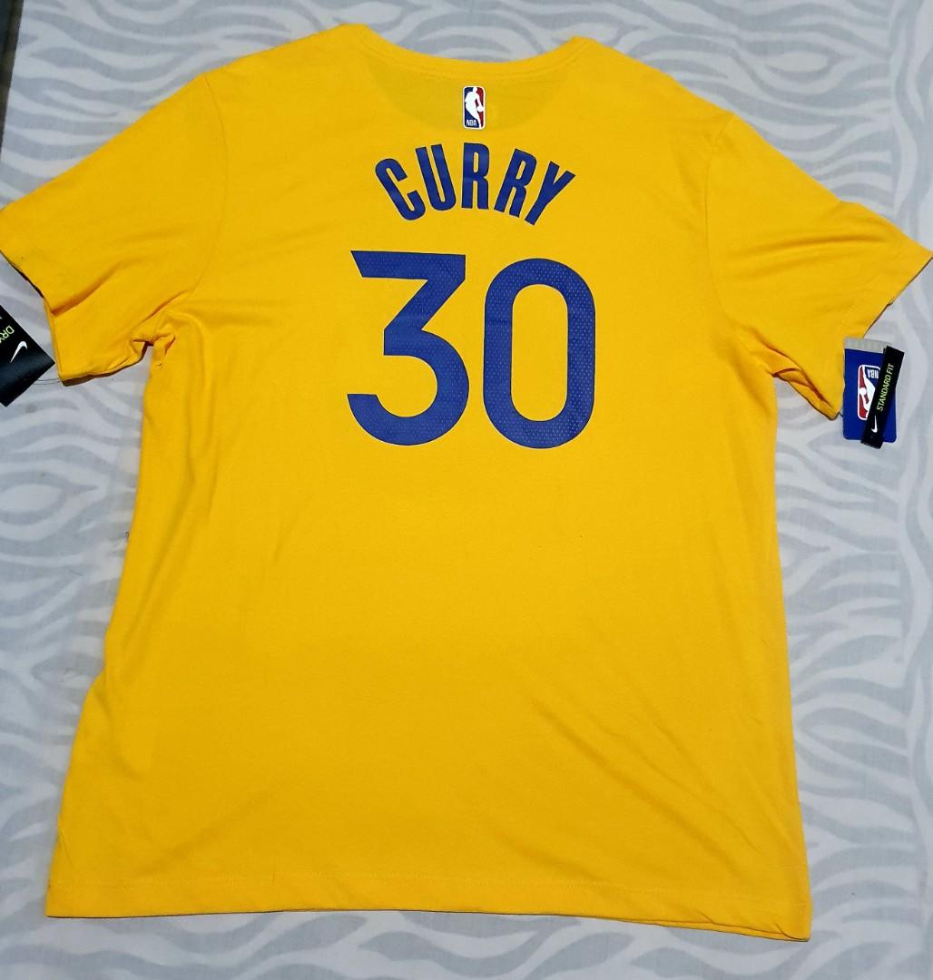 Nike NBA Men's Golden State Warriors Stephen Curry #30 Dri-FIT White T-Shirt