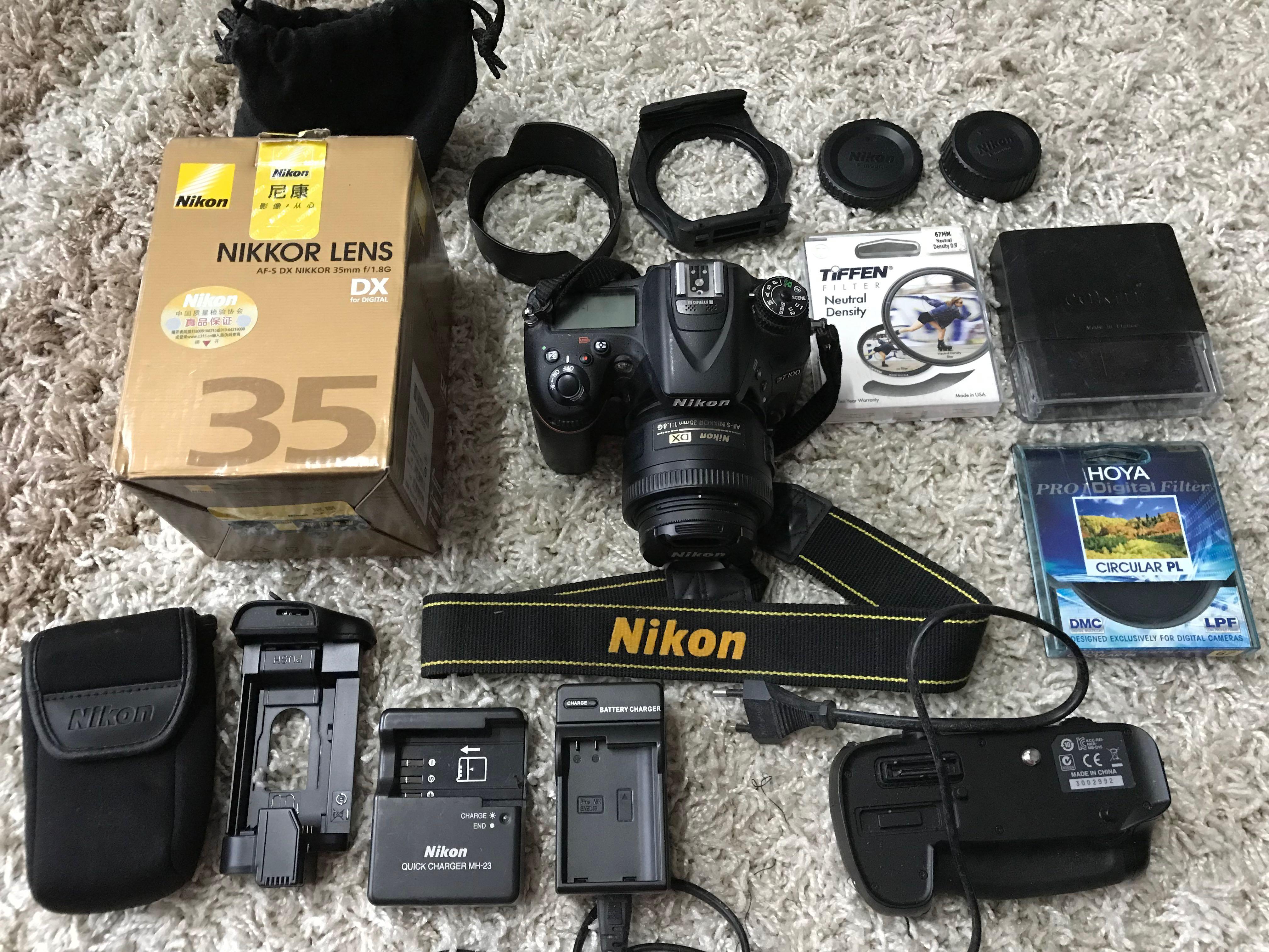 ingeniørarbejde arbejder dyr Nikon D7100 + Accessories, Photography, Lens & Kits on Carousell