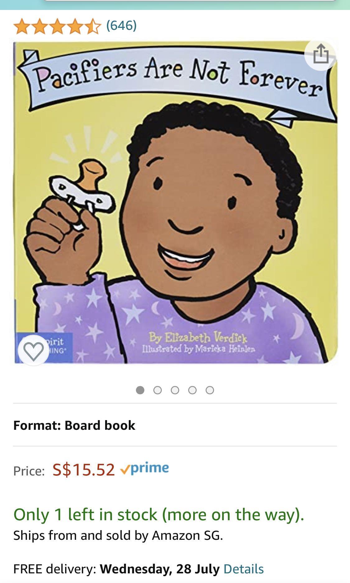 Pacifiers are not forever/No more pacifier duck, Hobbies & Toys, Books