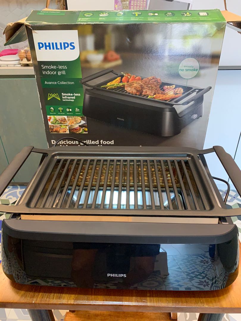 Philips Smokeless indoor grill, TV & Home Appliances, Kitchen
