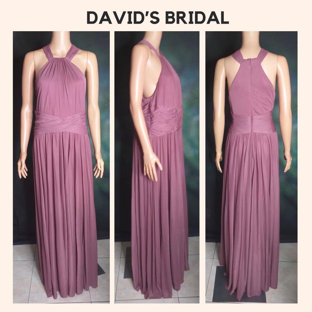 David's bridal mesh bridesmaid dress top