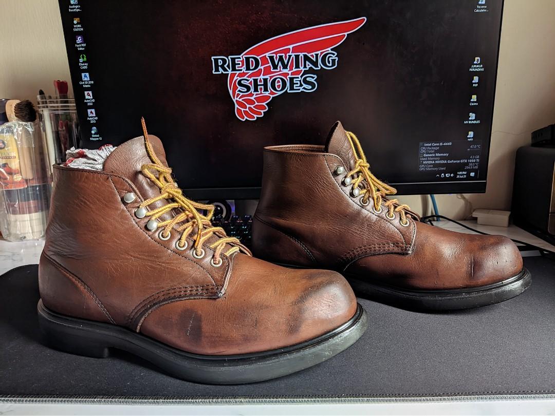 Red Wing 952, Men'S Fashion, Footwear, Boots On Carousell