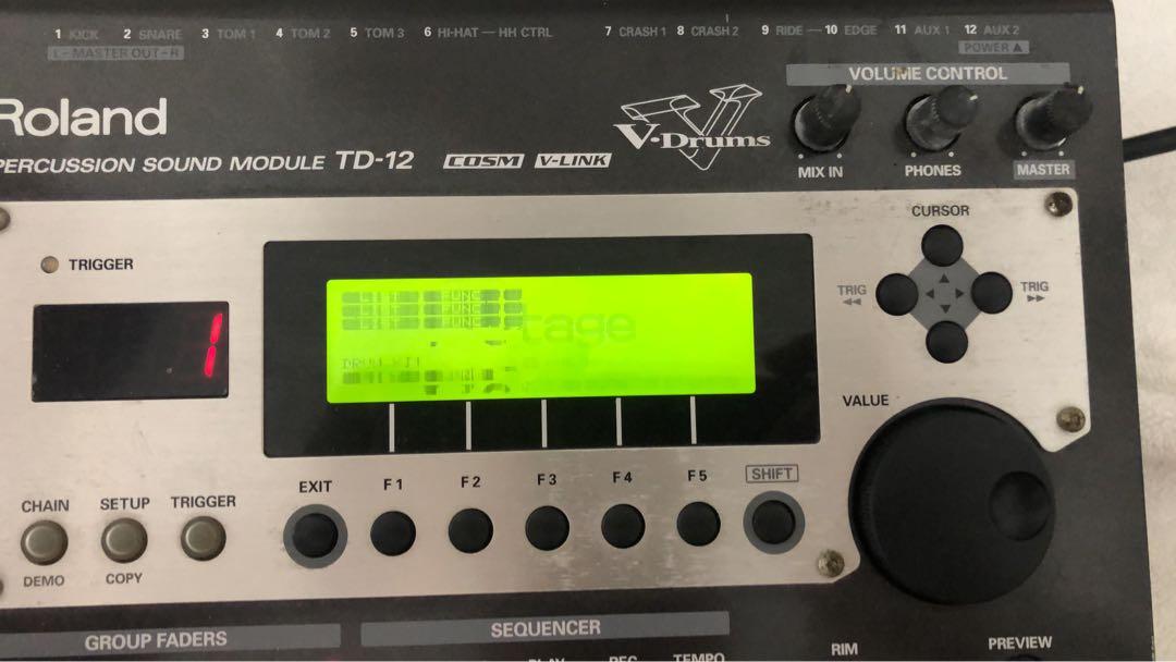 Roland TD 12 Module electronic drum, Hobbies & Toys, Music & Media ...