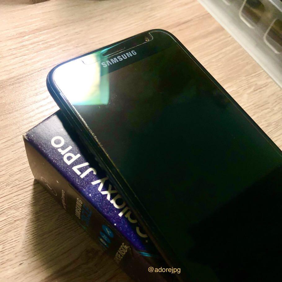 Samsung Galaxy J7 Pro (32GB) (Category: Samsung) located in Caloocan City. Submitted by adorejpg (Listing ID 1103215394, Image 2). Description: Samsung Galaxy J7 Pro Notable Specs: *4G LTE * 64bit Octa Core Processor * 139.3 mm (5.5”) FHD sAMOLED * 13MP / 13 MP * 32GB Memory *Finger Scanner *Full Metal Includes: * Box * (3) Cases * Phone still has Tempered Glass [LADY OWNER] * Price is Negotiable! This unit was bought at Samsung - SM North Edsa *
