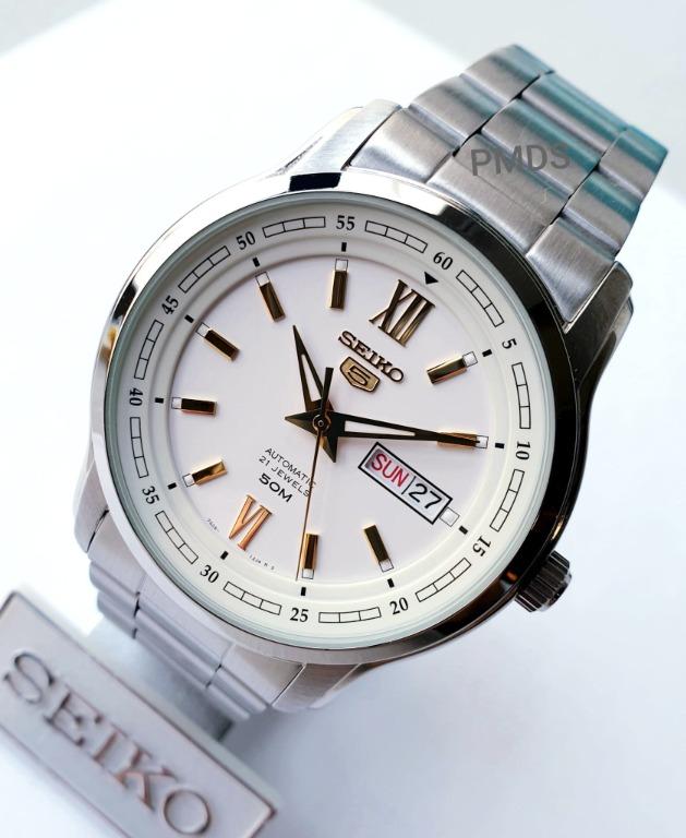 Seiko 5 Automatic Men Watch SNKP15K1 Genuine Seiko Watch w/Warranty,  Luxury, Watches on Carousell