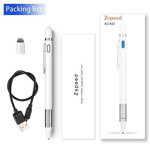 Stylus Pens for iPad Pencil, Capacitive Pen High Sensitivity & Fine Point, Magnetism Cover Cap, Universal for Apple/iPhone/Ipad Pro/Mini/Air/Android