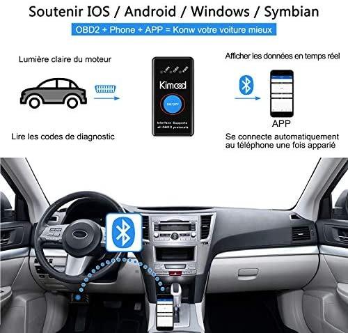 Multi-Blue 2021 OBD2 pour iOS et Android Bluetooth 4.0 Données en