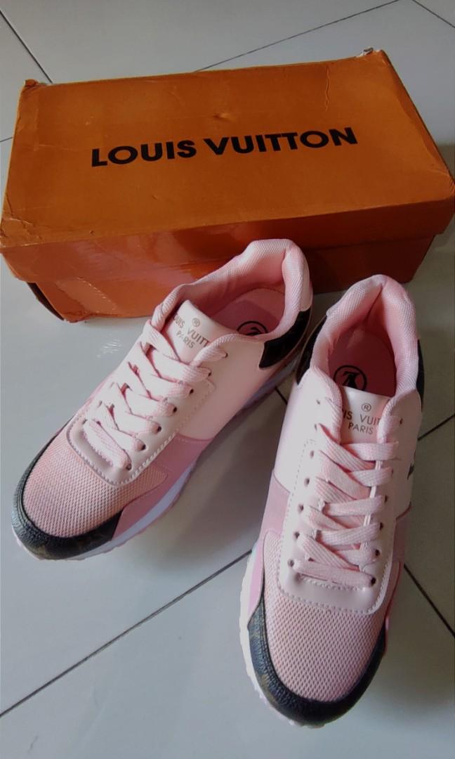 Jual Sepatu Louis Vuitton Run Away Sneakers Wanita Premium
