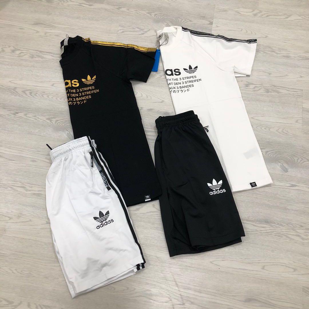 shorts and t shirt set adidas