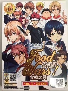 DVD Anime Food Wars! Shokugeki No Soma Season 1-5 Vol.1-86 End