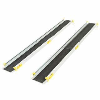 Silver Spring 4-7 ft.  Telescoping Wheelchair Track Ramps (Pair)