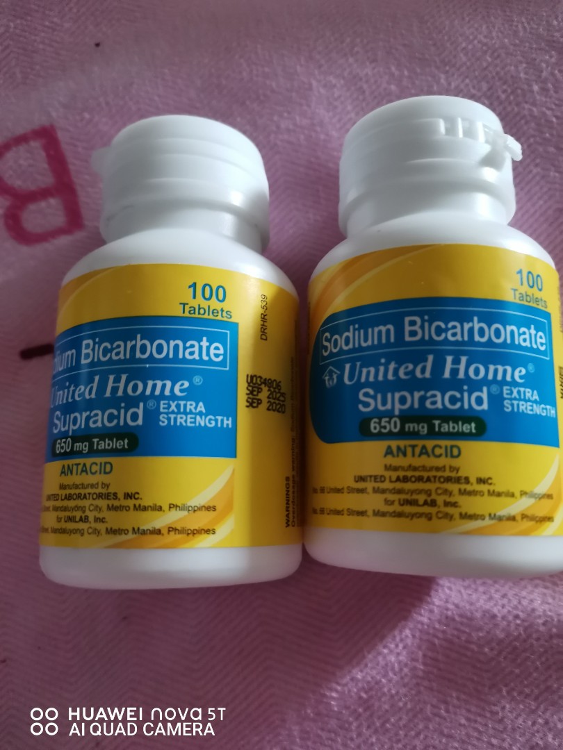 Sodium Bicarbonate 650mg, Health & Nutrition, Health Supplements, Health Food, Drinks & Tonics