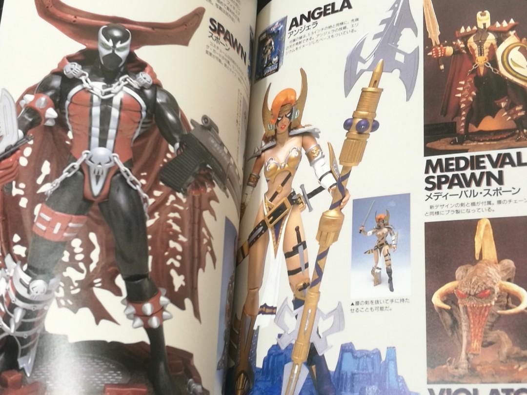 SPAWN figure collection guide book 1 & 2 再生俠 活動人型 圖鑑 設計 兩書不散 經典 中古 二手 ...
