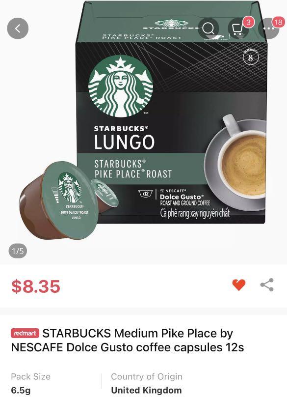 Starbucks coffee capsule, Food & Drinks, Beverages on Carousell