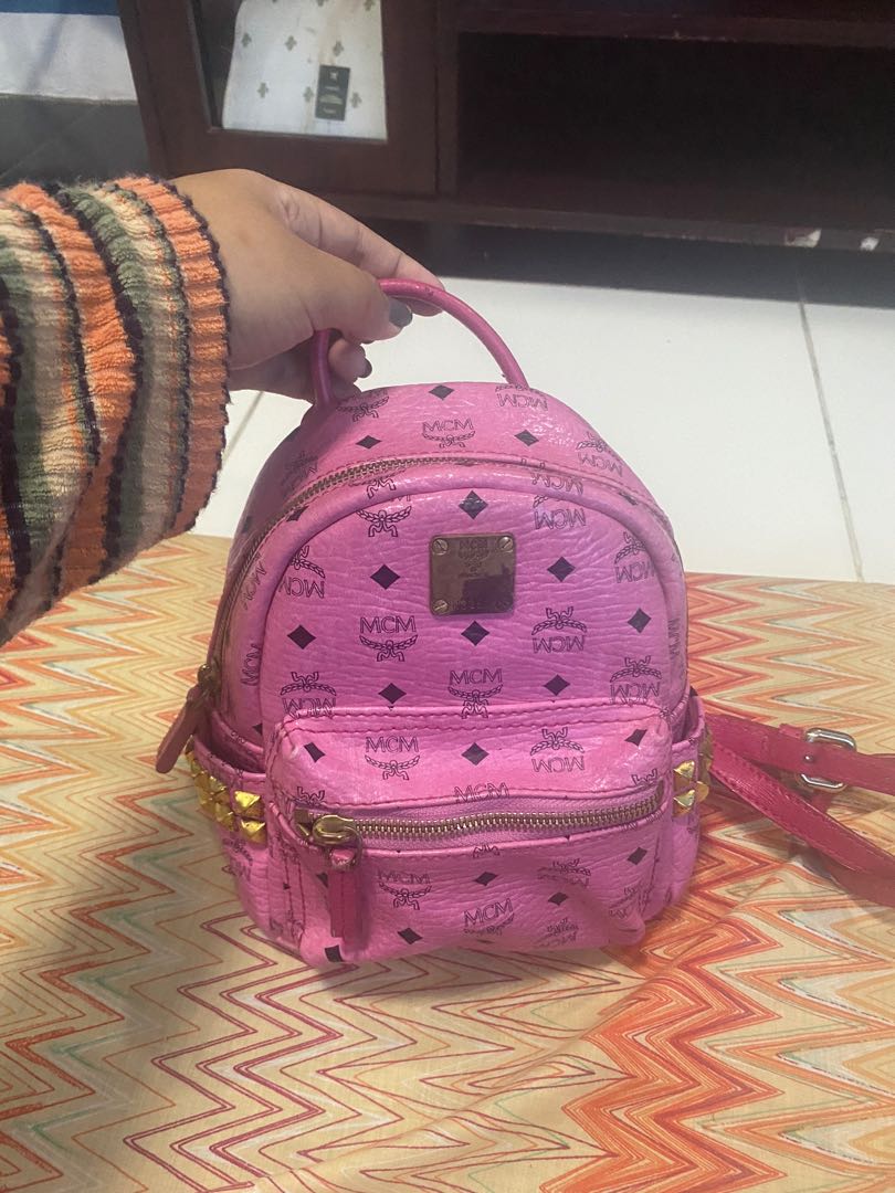 authentic mcm backpack vs fake