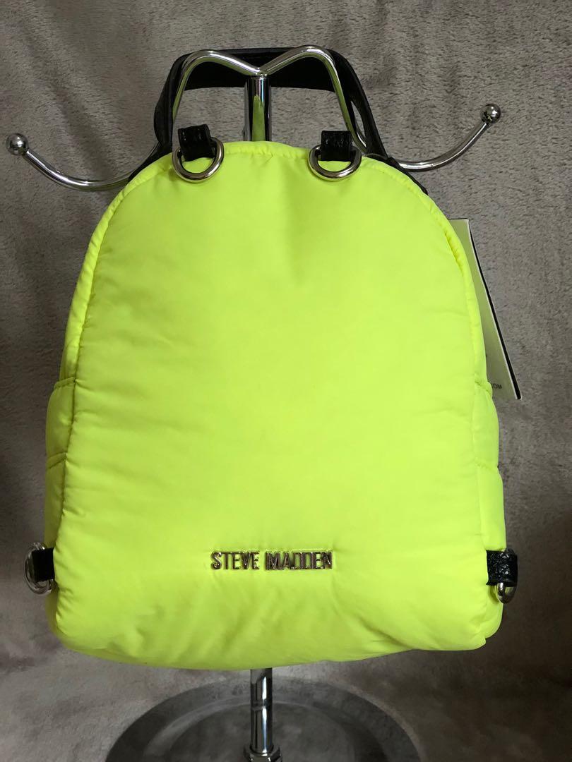 Steve madden neon backpack new arrivals