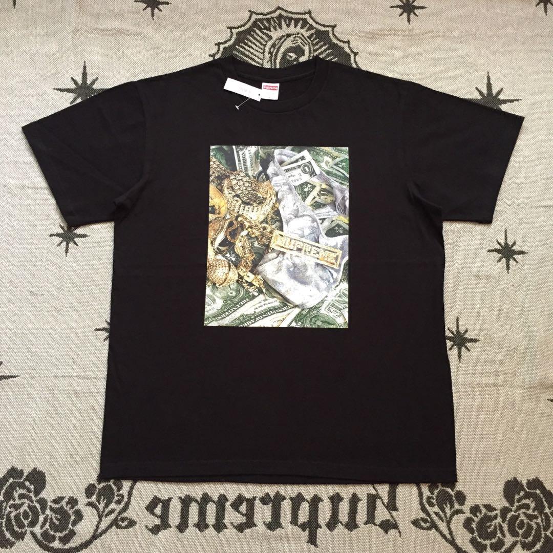 Supreme bling tee best sale black