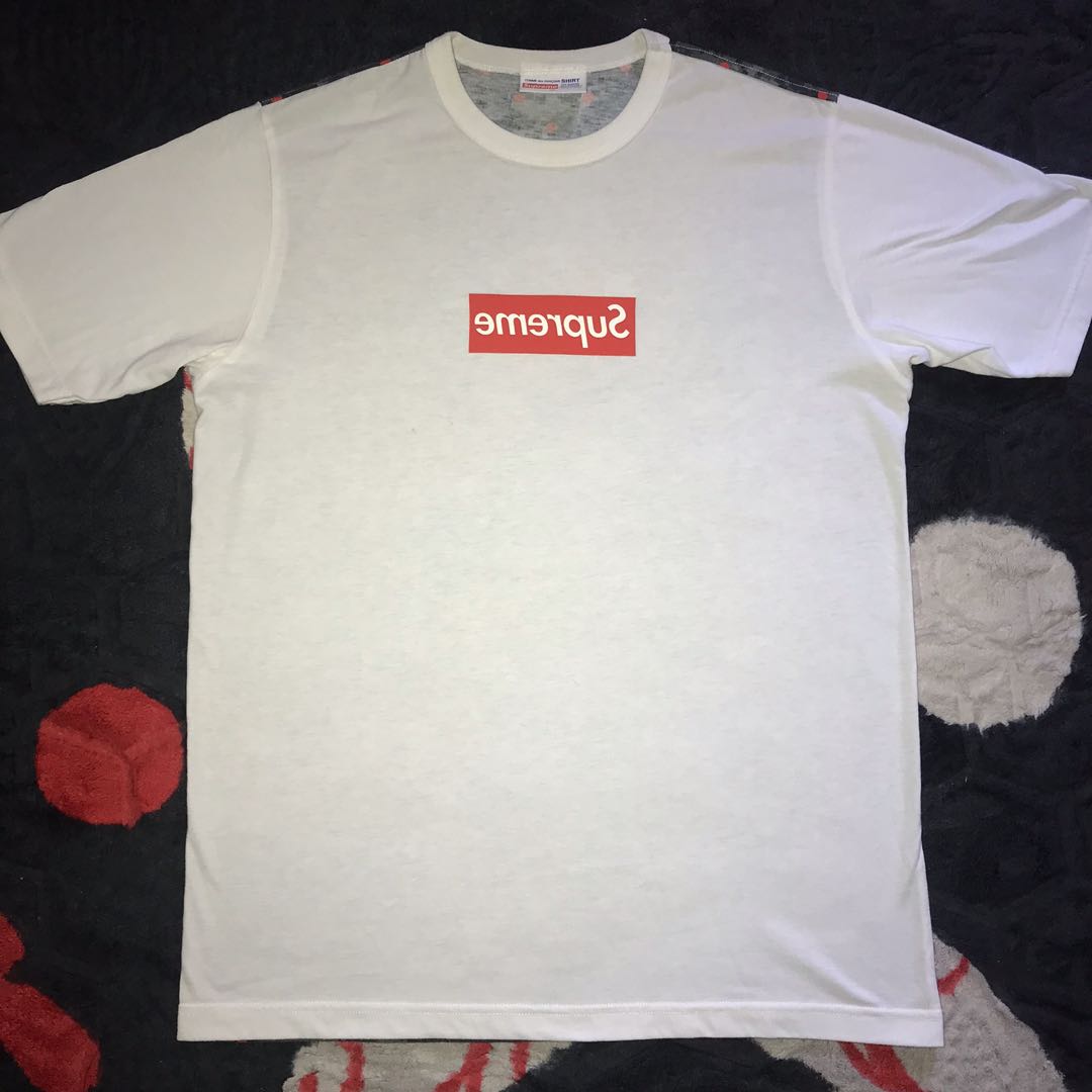 Supreme cdg box logo 2013 Men s Fashion Tops Sets Tshirts Polo Shirts on Carousell