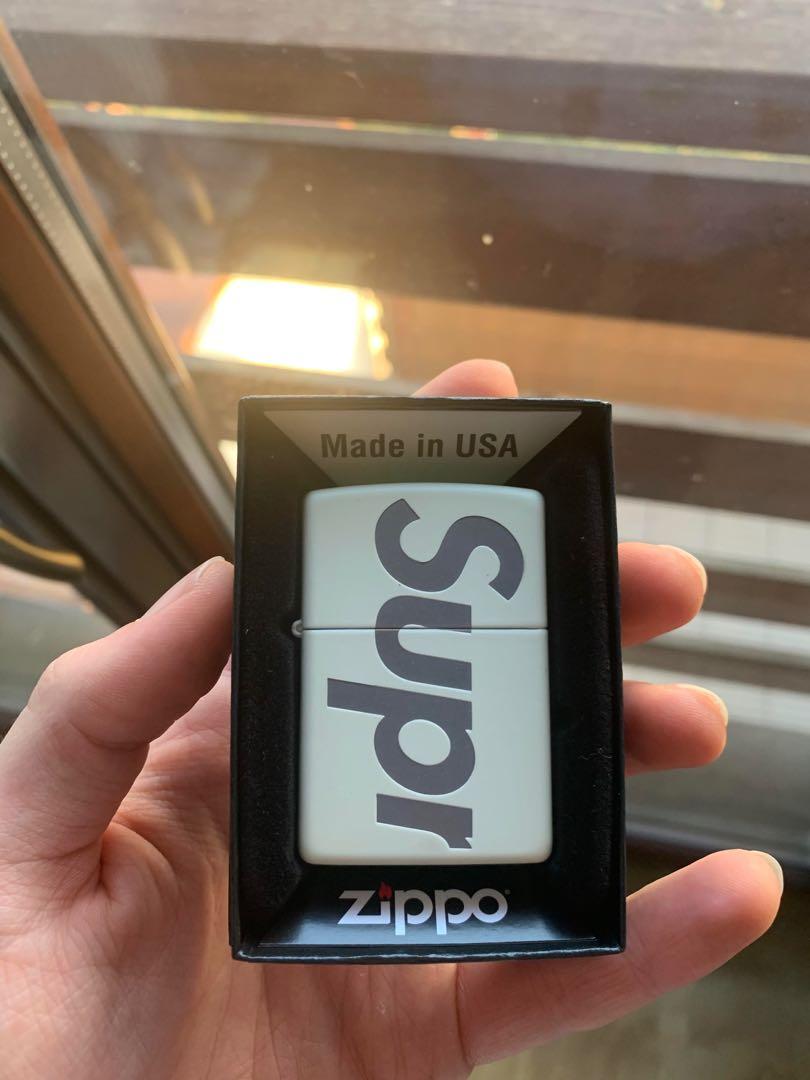 Supreme Glow In The Dark Zippo White