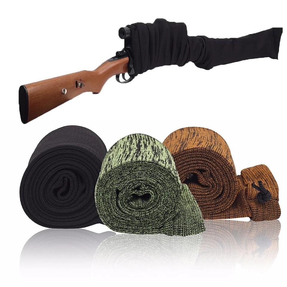 Airsoft Rifle Gun Socks Silicone Treated Tactical Hunting Shooting Gun  Protector Cover Holster Fishing Rod Sleeve Case