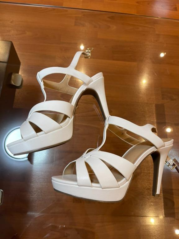 Thalia Sodi Verrda Open Toe Casual Strap Sandals White