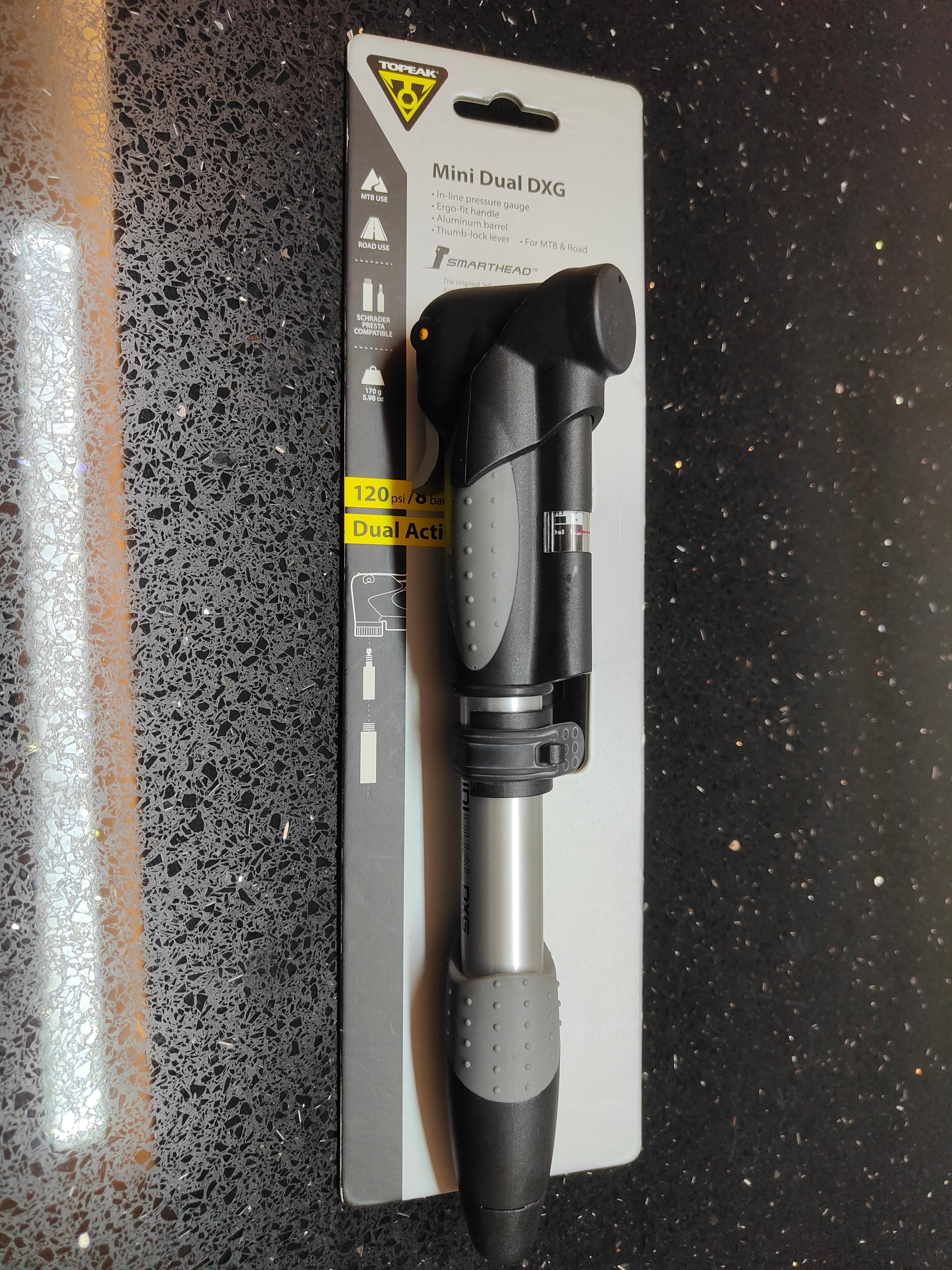 Topeak mini dual dx sales pump with gauge