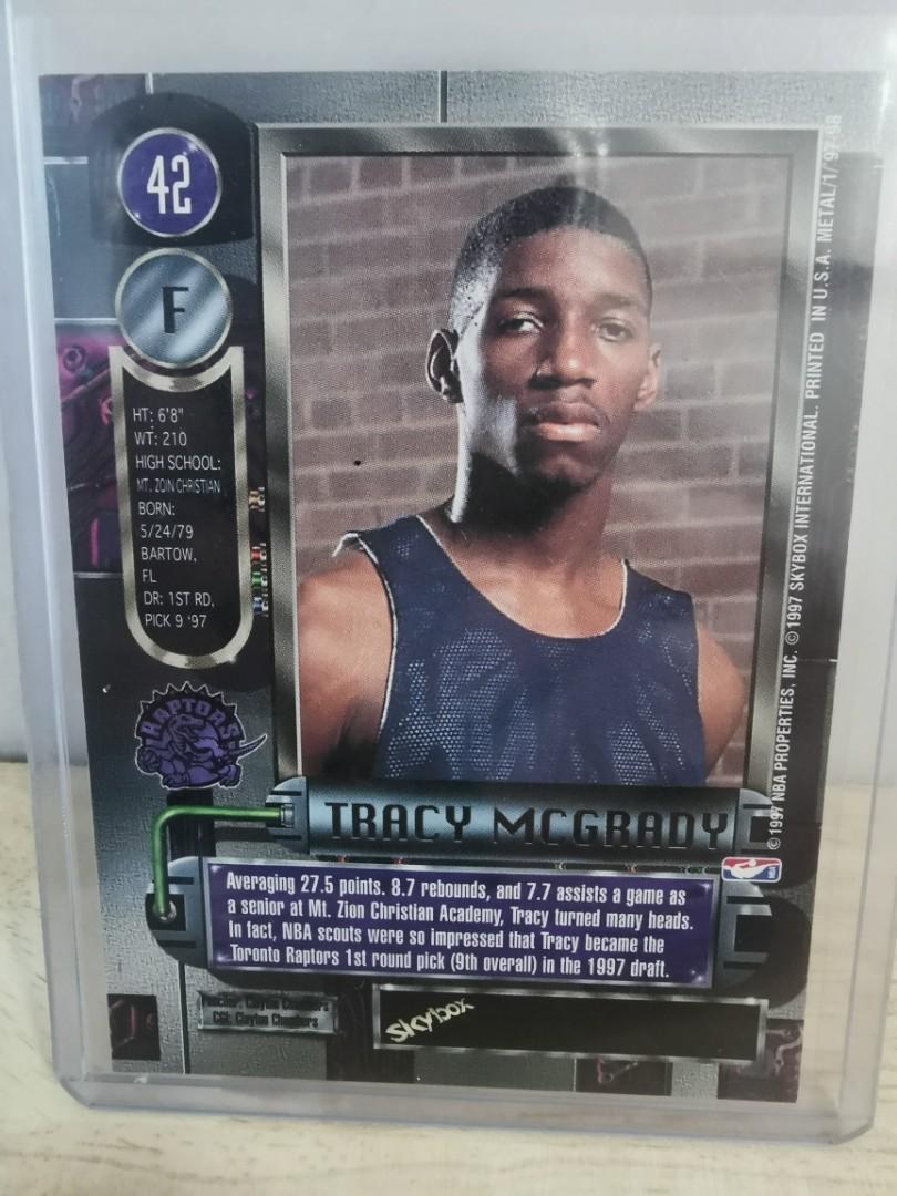 Tracy McGrady Metal Universe RC (Category: Vintage Collectibles) located in Quezon City. Submitted by nbacardssells (Listing ID 1103223673, Image 2). Description: TMac Metal Universe RC.
