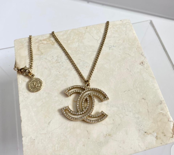 Vintage Chanel Necklace, Barang Mewah 