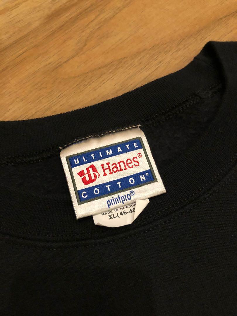 Vintage Hanes Ultimate Cotton Blank Sweatshirt Fesyen Pria