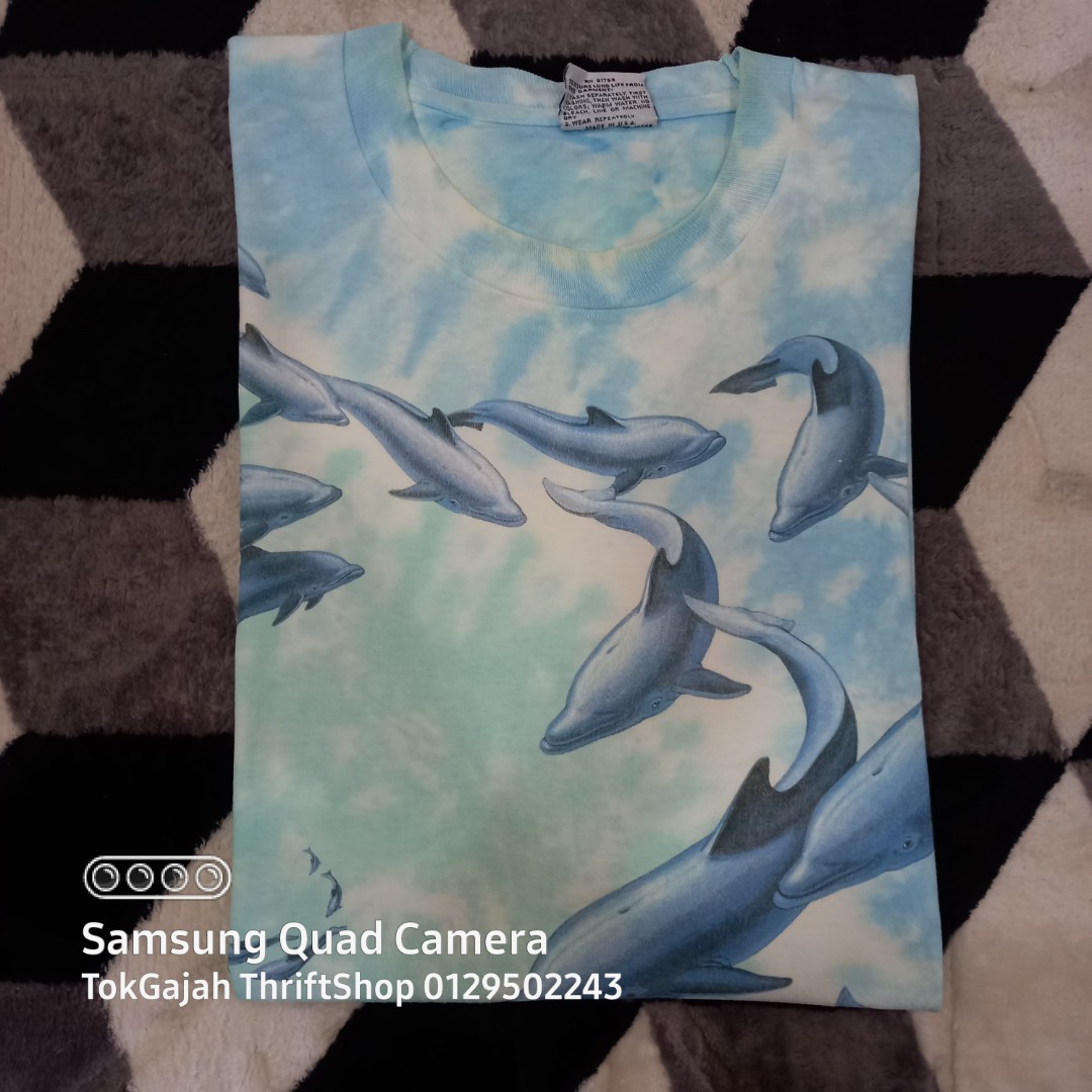 Vintage Liquid Blue Dolphin, Men's 