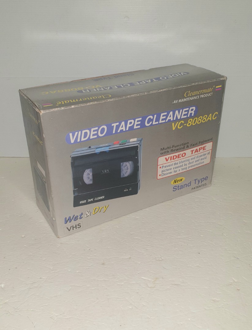 vintage vhs vedio tape cleaner rewinder, TV & Home Appliances, TV