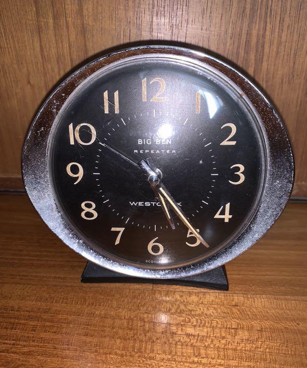 Westclox Alarm Clock Hobbies Toys Memorabilia Collectibles Vintage On Carou Westclox Alarm Clock Hobbies Toys, How To Open A Westclox Alarm Clock
